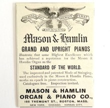 Mason And Hamlin Grand Pianos 1894 Advertisement Victorian Instruments ADBN1tt - £7.89 GBP