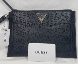 Guess Lathan SLG Wristlet Handbag Wallet - Black W/wrislet Strap - $410.06 MXN Guess Lathan SLG Wristlet Handbag Wallet - Black W/wrislet Strap - $410.06 MXN