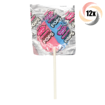 12x Pops Charms Fluffy Stuff Cotton Candy Flavor Blow Pops Lollipop | .65oz - £8.06 GBP