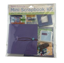 Colorbok Best Friends Mini Scrapbook Kit 12 Page Album 4&quot; x 4&quot; - $18.19 CAD
