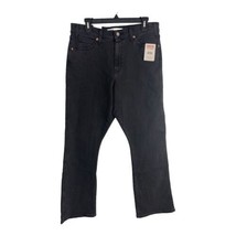 Signature Levi Strauss Womens Jeans Size 10/30 High Rise Kick Boot Black... - $35.86