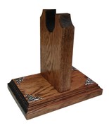 Oak Wooden Gun Rack Western Revolver Handgun Pistol Stand Table Display ... - $465.43 MXN