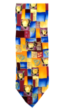 Vintage Gilda&#39;s Club Charity Men&#39;s Necktie Multicolor Classic Style 100%... - £14.69 GBP