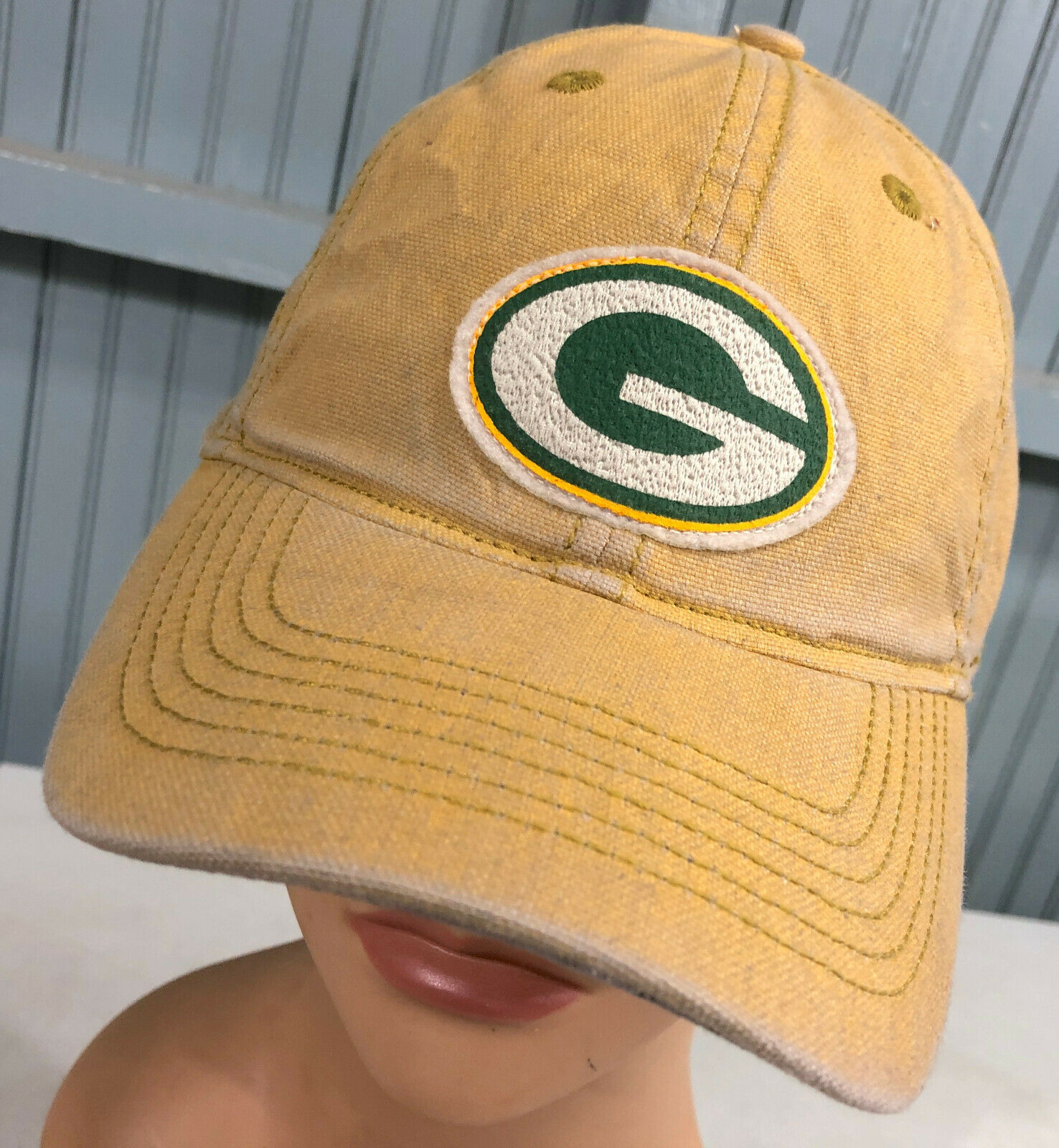 Primary image for Green Bay Packers Vintage Collection Beat Up Distressed S/M Baseball Hat Cap