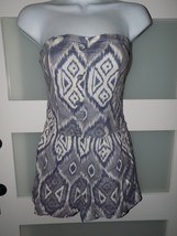 Charlotte Russe Purple/White Design Romper Size S Women&#39;s - $357.40 MXN