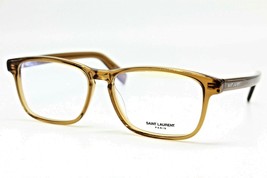 New Rare Yves Saint Laurent Sl 173 003 Brown Eyeglasses Authentic 55-15 - £98.72 GBP