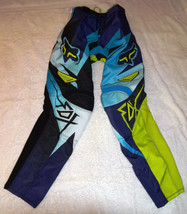 New Fox Racing 180 Costa Motocross Youth Race Pants Blue Size 28 01073-002-28 - £62.31 GBP