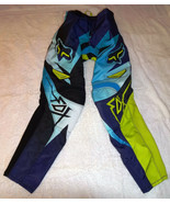 NEW FOX RACING 180 COSTA MOTOCROSS YOUTH RACE PANTS BLUE SIZE 28 01073-0... - $79.32