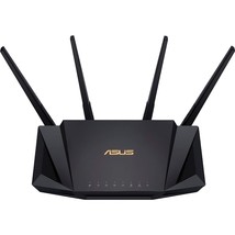 ASUS RT-AX58U Dual Band WIFI Router (RT-AX3000) (Renewed) - $143.44