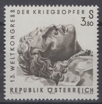 ZAYIX - Austria 879 MNH Art Sculpture Head of St. John  071022S32M - £1.20 GBP