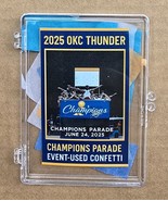 2025 OKC Thunder NBA Champs Authentic Event Used Parade Confetti Lot of 15 - $9.65