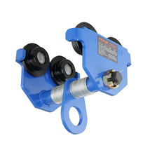 VEVOR Manual Trolley 2 Ton 4400 lbs Dual Wheels 2.5-7" Beam Width Alloy ... - $46.99