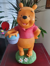 Extremely Rare! Walt Disney Winnie the Pooh Standing with Honey Figurine Statue - £252.12 GBP