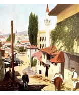 Sarajevo Assassination Archduke Ferdinand Location WW1 Color Print 1917 ... - $666.19 MXN