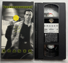 1996 Eraser VHS Arnold Schwarzenegger Vanessa Williams James Caan Tested - £3.17 GBP