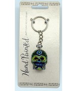 Day of the Dead Black/Blue Face Key Chain - $8.13 CAD