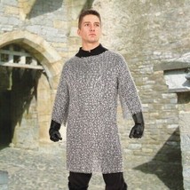 Chain mail 9 mm Round Riveted with warser Hubergion Full Sleeve Medium Size - £97.17 GBP