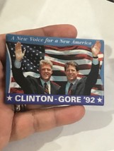 Presidential Pin Back Button Bill Clinton Gore Campaign 1992 President Election - £7.98 GBP