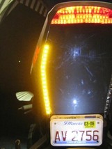 Amber LED Stick On Indicator Turn Signal Strips For Honda GL 1500 Gold Wing Aspe - £12.90 GBP