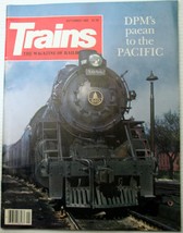 Sept. 1988 Trains: The Magazine Of Railroading Steam/Diesel Rosters News Yarns - £8.31 GBP