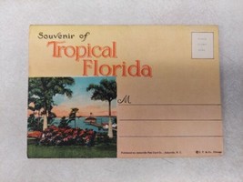 Tropical Florida Vintage Postcard Souvenir Booklet - £19.57 GBP
