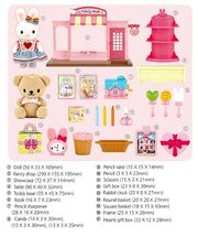 Konggi Rabbit Fancy Gift Doll Stationery Shop Store Dollhouse Roleplay Playset image 3