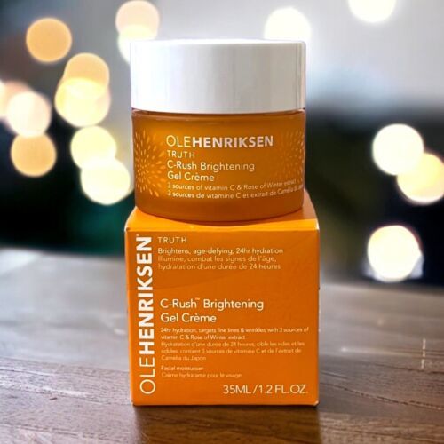 OLE HENRIKSEN C-Rush Brightening Gel Cream 1.2 oz New In Box - £38.94 GBP