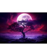 Digital Art - moon-tree - Free Shipping - $27.36 MXN