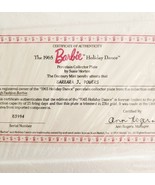 Barbie 1965 Holiday Dance SEALED 23k Gold Collector Porcelain Plate COA E12 - $1,310.32 MXN