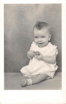 RPPC 8 Month Old Baby Melberta Amelia Braddy Littleton CO Vintage Postcard - £7.57 GBP
