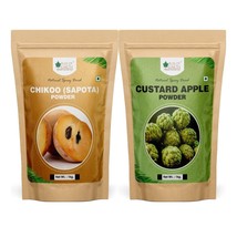 Organic &amp; Natural Chikoo Sapota &amp; Custard Apple Powder Spray Dried 2x1Kg - £36.09 GBP