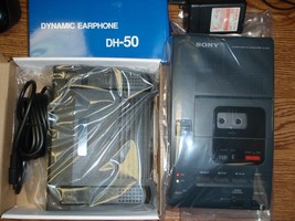 Sony M2000 microcassette transcriber with heavy duty foot pedal, AC adapter - £196.60 GBP