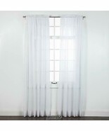 Style Master Elegance Voile Window Treatments White 60&quot;W X 63&quot;L - $13.00 CAD