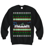 Train Locomotive Ugly Christmas Sweater - Sweatshirt - £26.07 GBP+