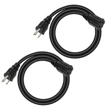 3 Foot Extension Cord, 16 Awg Sjtw Weatherproof Power Cable For Indoor O... - £14.85 GBP