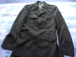 Usmc Marine Gabardine Mc Shade 2212 Men&#39;s Uniform Alpha Dress Coat 39S 39 Short - £45.21 GBP