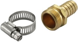 GroundWork DRG2021106 Male Hose Adapter 3/4 Inch 60 PSI Brass - $308.99 MXN