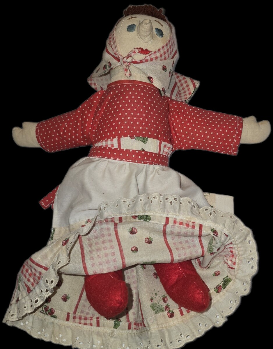 Handmade Plush Doll Vintage  European Granny German Swedish Item image 4