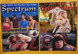 2 Issues 2001 Spectrum Magazine 25 27 Buffy The Vampire Slayer  Zena Roswell - £14.93 GBP