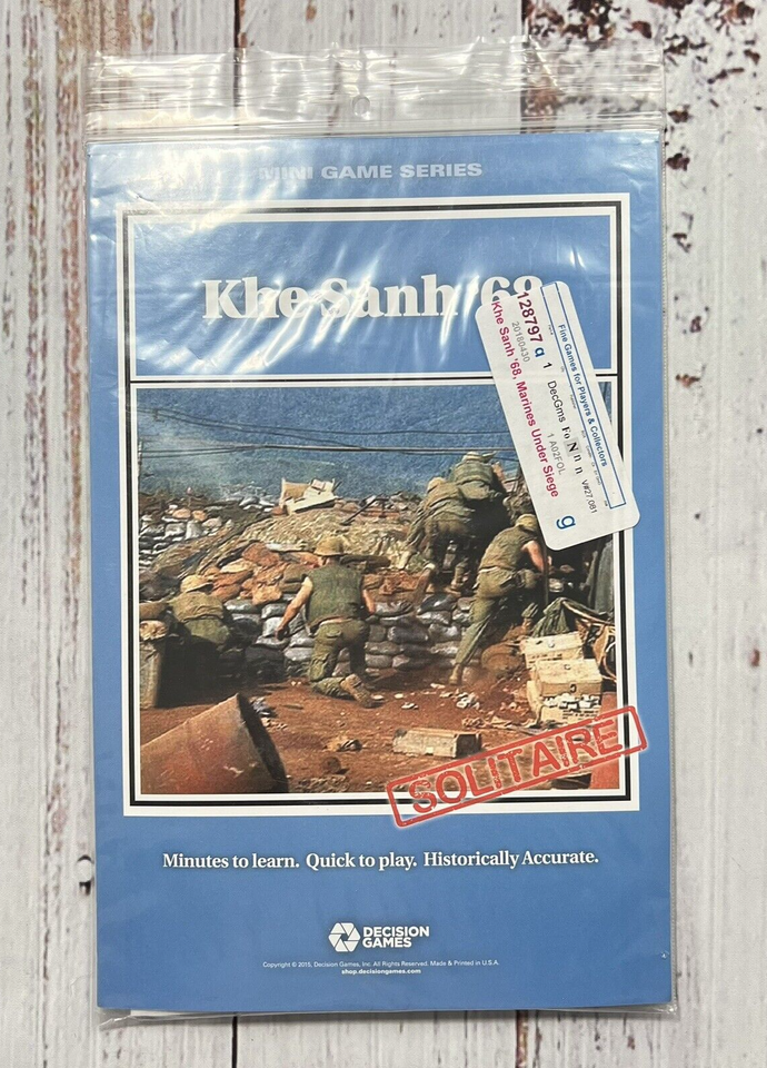 Decision Games Wargame Khe Sanh '68 (2015 Ed) Mini Game Series - UNPUNCHED - $63.99