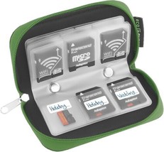 New Lot Of 9 ECO-FUSED Memory Card Storage Cases Green For Sd Sdhc Xd Mmc Cf Etc - £24.43 GBP