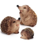 3 Pcs Wild Life Animal Figures Model Hedgehog Figurines Party Favors Cak... - £15.79 GBP