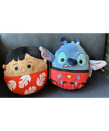 Pair of Squishmallows Disney Hawaiian LILO &amp; STITCH Alien 7.5” NWT Kelly... - $29.99