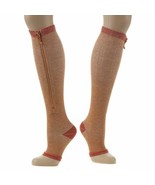 Copper Support Zip Socks Regular Calf SMALL/MEDIUM - LARGE/XLARGE - £4.75 GBP