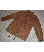 Preston &amp; York Light Brown Suede Leather Fashion Jacket/Coat Lined Women... - £38.91 GBP