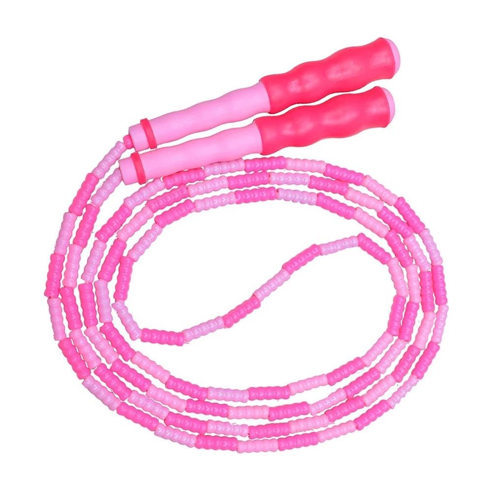 1PC Creative Soft TPU Beads Skipping Rope Nylon Jump Rope for Adult Kids Indoor  - £84.74 GBP