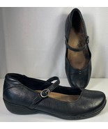 Taos Mary Janes Shoes Womens 9 Ta Dah Flats Black Leather Adjustable Rou... - €33,98 EUR