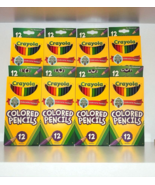 Crayola Colored Pencils Assorted Colors Multicolor Pencils 12 ct Lot of 8 - $351.24 MXN