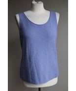Eileen Fisher M Lavender Purple 100% Wool Textured Sleeveless Shell Tank... - £25.44 GBP