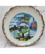 Victoria China Chicago Souvenir Collectible 6 inch Plate - £7.39 GBP